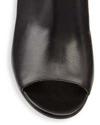 Maison Margiela Open Toe Leather Booties