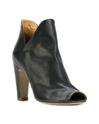 Officine Creative Open Toe Notched Detail Ankle Boots