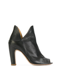 Officine Creative Open Toe Notched Detail Ankle Boots