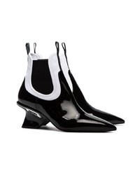 Prada Panel Detail Ankle Boots