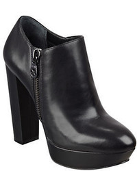GUESS Paprikka Platform Leather Ankle Booties