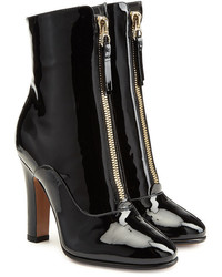 Valentino Patent Leather Ankle Boots