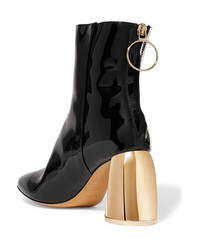 Ellery Patent Leather Ankle Boots