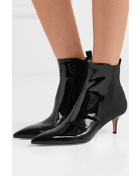 Gianvito Rossi Patent Leather Ankle Boots