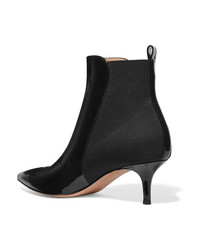 Gianvito Rossi Patent Leather Ankle Boots