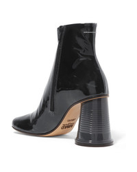 MM6 MAISON MARGIELA Patent Leather Ankle Boots