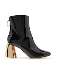 Ellery Patent Leather Ankle Boots