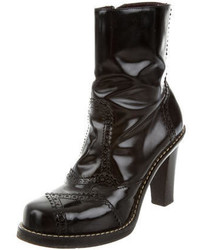 Balenciaga Perforated Leather Boots