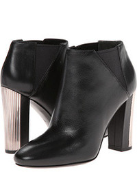 Balmain Pierre Leather Ankle Bootie With Metal Heel Boots