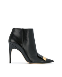 Sergio Rossi Point Toe Ankle Boots
