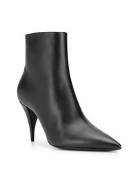 Saint Laurent Pointed Leather Booties