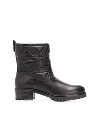 Emporio Armani Quilted Ankle Boots
