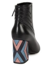 Lanvin Quilted Leather Booties