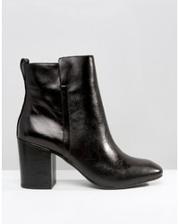 Aldo Quria Heeled Leather Ankle Boots