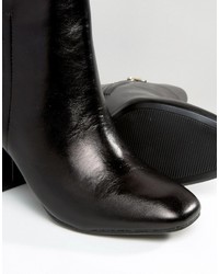 Aldo Quria Heeled Leather Ankle Boots