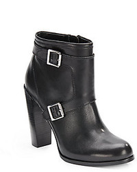 Rachel Zoe Chase Moto Leather Ankle Boots