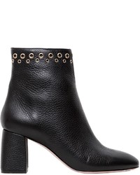 RED Valentino 70mm Tumbled Leather Ankle Boots