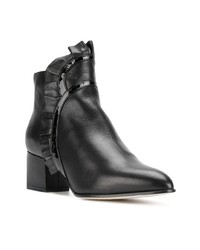Racine Carree Ruched Ankle Boots