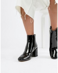 ASOS DESIGN Rural Patent Ankle Boots Patent
