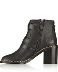 Jerome C. Rousseau Ryo Buckled Leather Ankle Boots