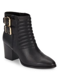 Saks Fifth Avenue Whitley Leather Quilted Ankle Boots