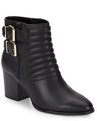 Saks Fifth Avenue Whitley Leather Quilted Ankle Boots