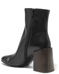 Acne Studios Saul Leather Ankle Boots Black