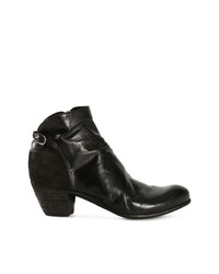 Officine Creative Side Zip Ankle Boots