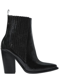 Sonia Rykiel 90mm Naplack Leather Ankle Boots