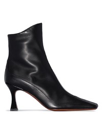 Manu Atelier Square Toe Ankle Boots