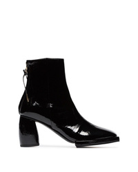 Reike Nen Square Toe Patent Leather Ankle Boots