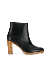 A.P.C. Stacked Heel Ankle Boots