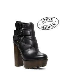 Steve Madden Official Desi Booties Black