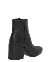 Strategia 70mm Smooth Leather Ankle Boots