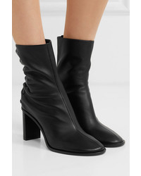 The Row Tea Time Leather Ankle Boots