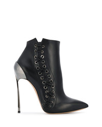 Casadei Techno Blade Lace Up Booties