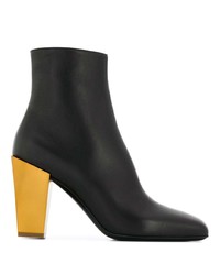Salvatore Ferragamo Teti 90mm Contrast Heel Boots