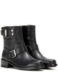 Calvin Klein Jeans To Mytheresacom Embellished Leather Ankle Boots