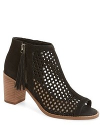 Vince Camuto Tresin Perforated Open Toe Bootie