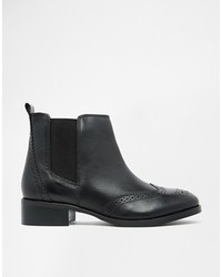 Carvela Tudor Leather Chelsea Boots Black