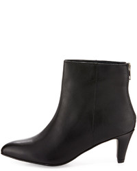 Seychelles Variable Leather Pointed Toe Bootie Black