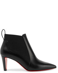 Christian Louboutin Verafusa 70 Leather Ankle Boots Black