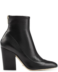 Sergio Rossi Virgina Leather Ankle Boots