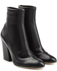 Sergio Rossi Virgina Leather Ankle Boots