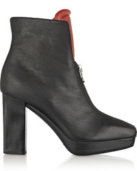 Acne Studios Vita Two Tone Leather Ankle Boots