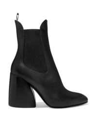 Chloé Wave Leather Ankle Boots