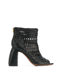 L'Autre Chose Weaved Open Toe Boots