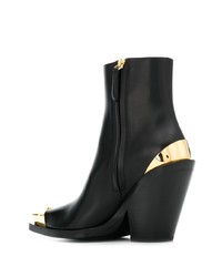 Versace Western Style Ankle Boots