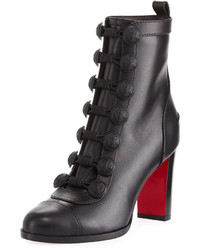Christian Louboutin Who Dances Leather Red Sole Bootie