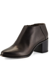 Coclico Zig Leather Ankle Bootie Black